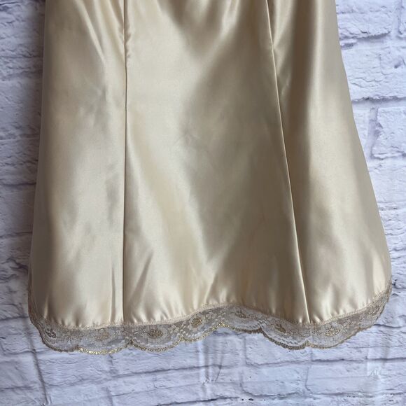 Jessica McClintock For Gunne Sax Vintage 80s Y2K Formal Prom  Girly Dress Size 3 - Picture 4 of 11